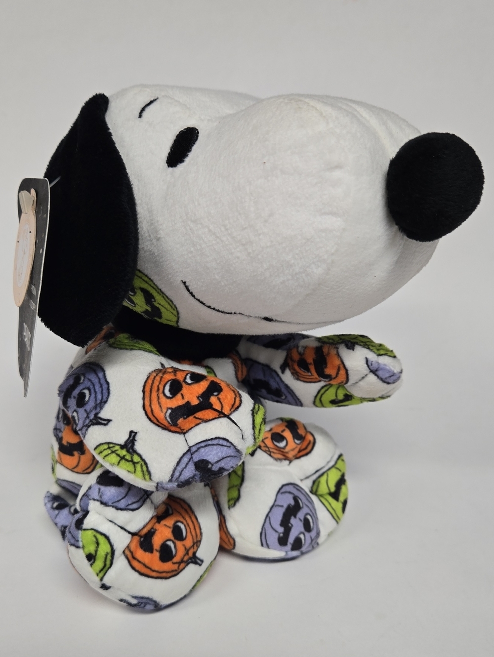🎃🎃🎃Hallmark x 2021 Peanuts Snoopy Halloween Pumpkin Print Plush NWT 10"